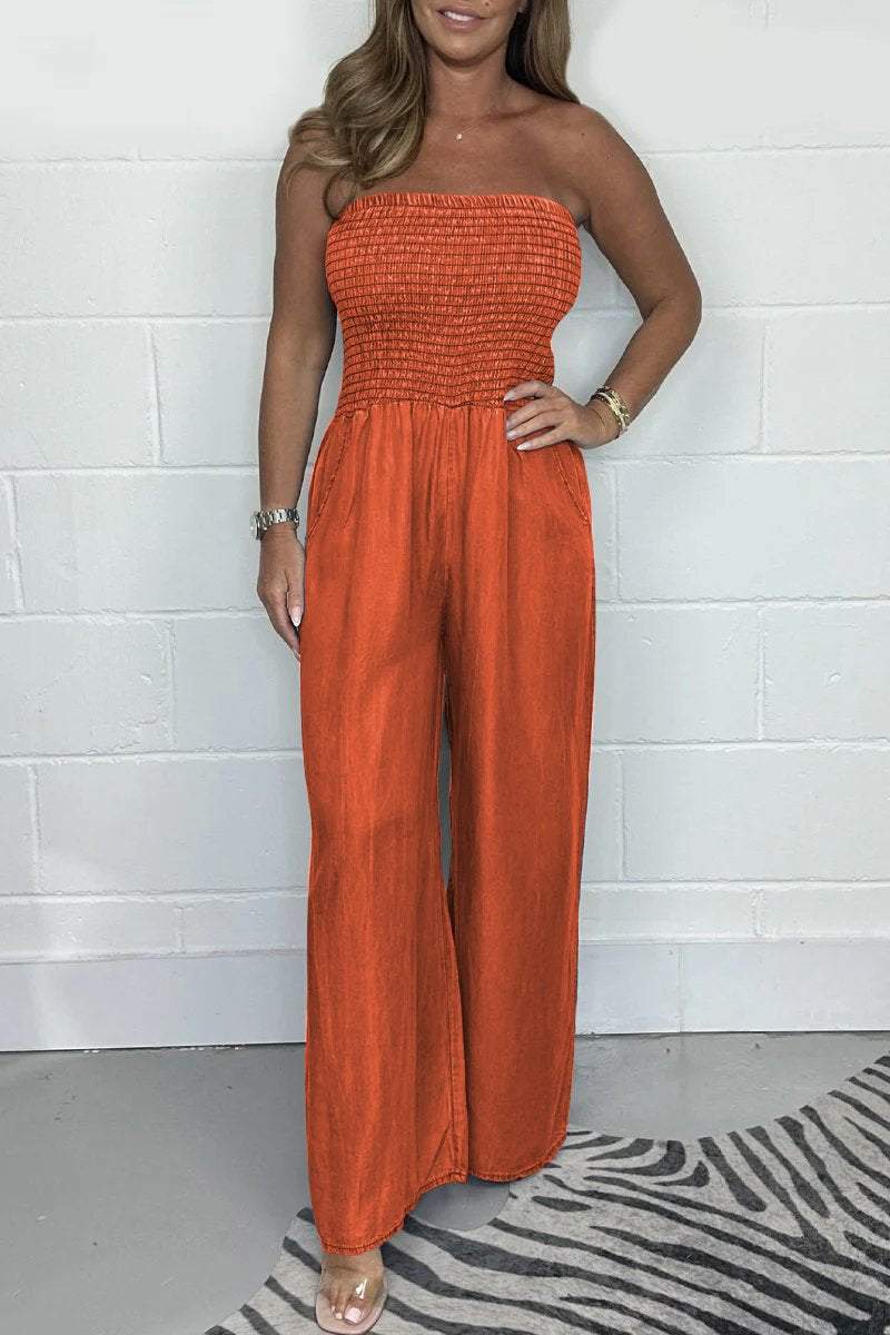 Jumpsuit en Denim Lavé – Projet Paris – Casual et Stylé – Parfait pour les Moments Décontractés