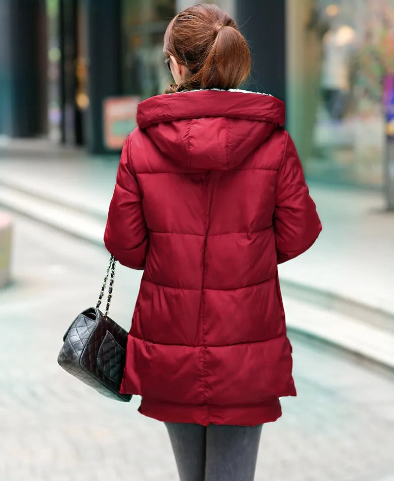 Manteau d'hiver long à capuche - Maxi longueur - Projet Paris - Chaud et élégant