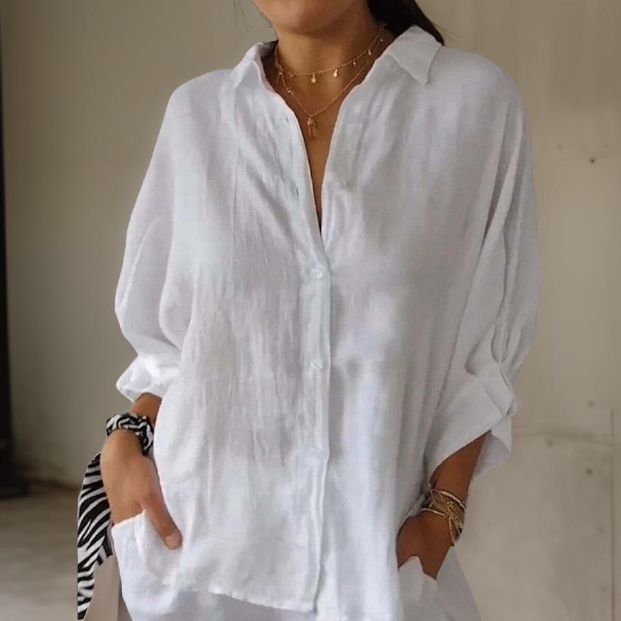 Blouse Élégante en Lin – Projet Paris – Légèreté et élégance – Parfaite pour un style naturel
