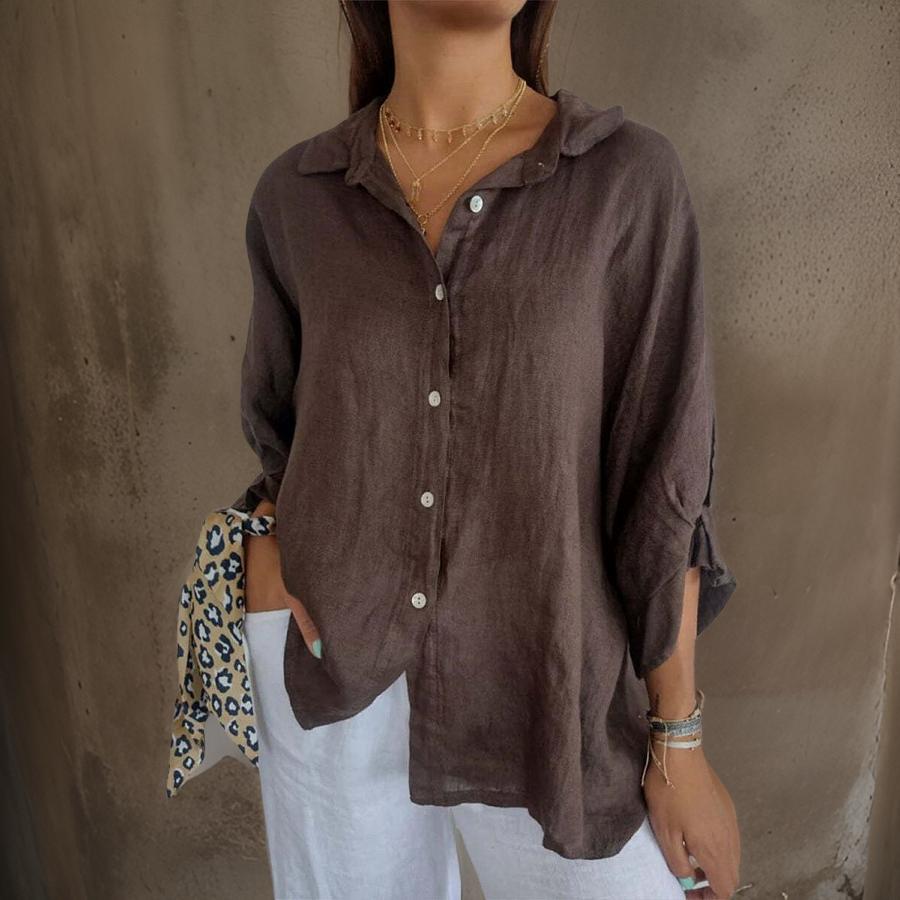 Blouse Élégante en Lin – Projet Paris – Légèreté et élégance – Parfaite pour un style naturel