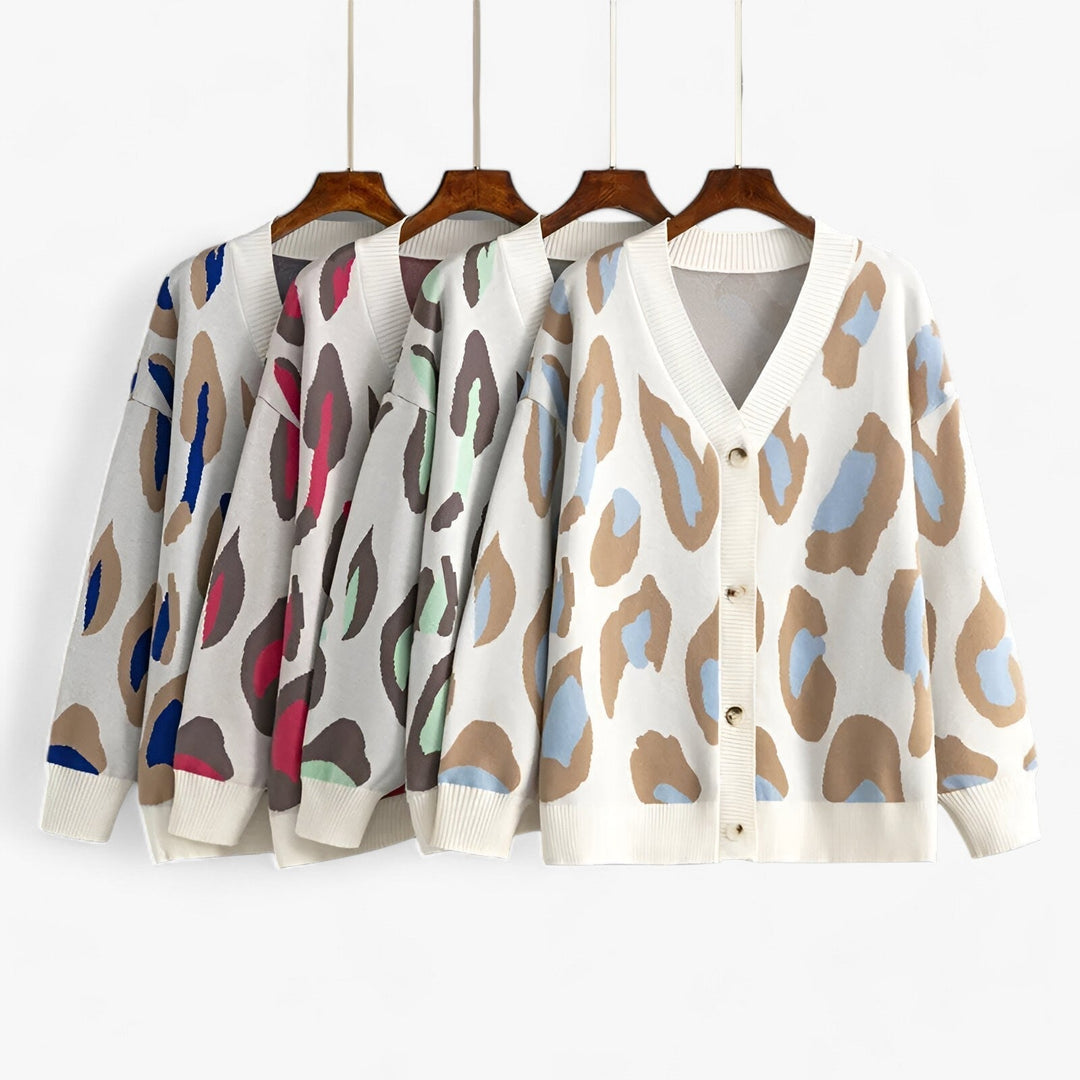 Cardigan ouvert imprimé élégant et unique pour femmes - Projet Paris - Superposition chic
