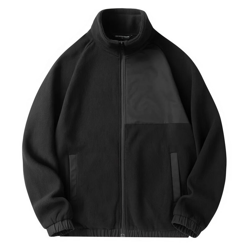 Veste oversize avec fermeture éclair pour hommes - Projet Paris - Confort et style - Parfaite pour l'hiver