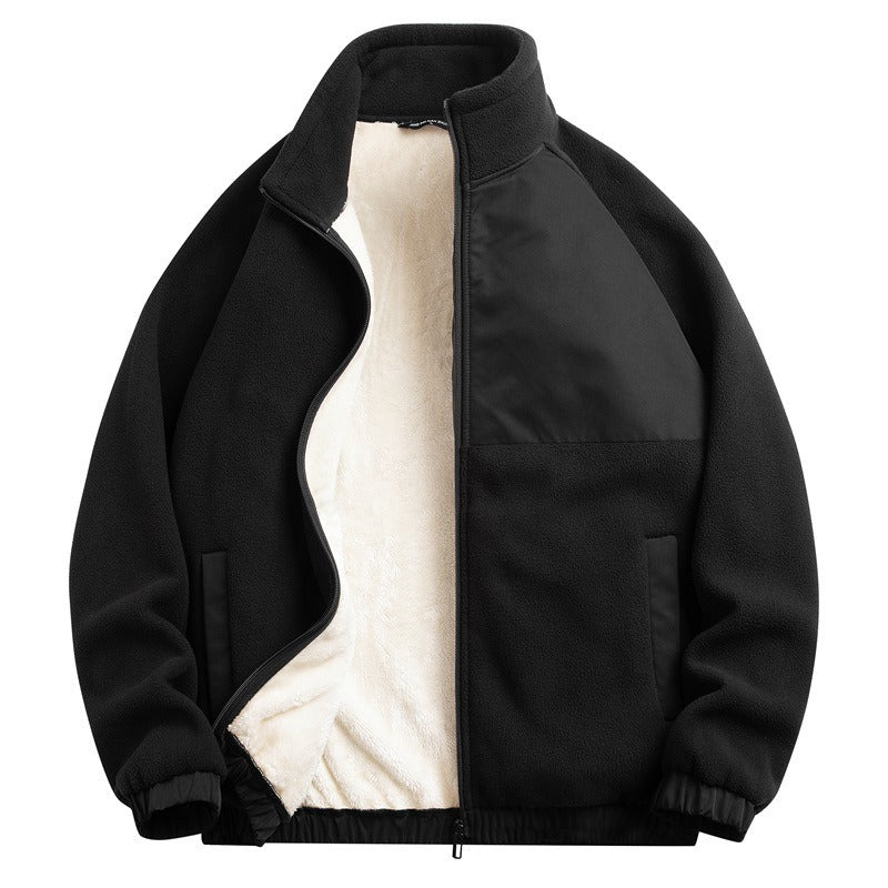 Veste oversize avec fermeture éclair pour hommes - Projet Paris - Confort et style - Parfaite pour l'hiver