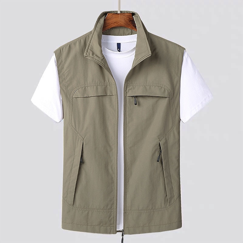 Gilet Homme à Manches Courtes – Projet Paris – Séchage Rapide et Look Moderne
