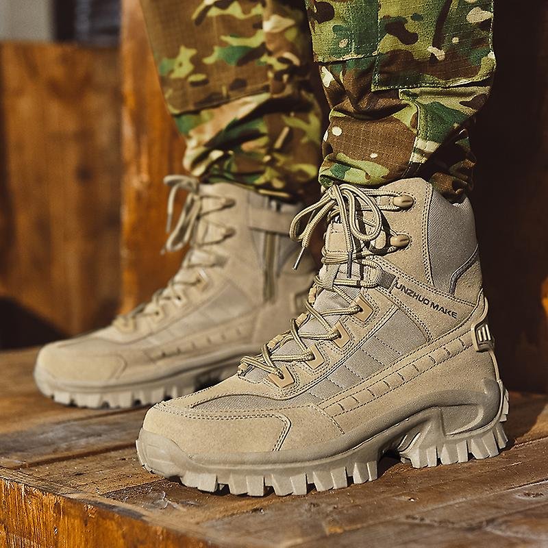 Bottes d'hiver tactiques militaires extrêmes - Résistance et protection - Projet Paris - Semelle antidérapante