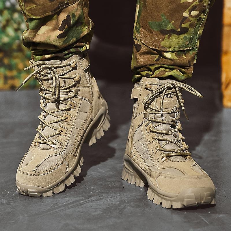 Bottes d'hiver tactiques militaires extrêmes - Résistance et protection - Projet Paris - Semelle antidérapante