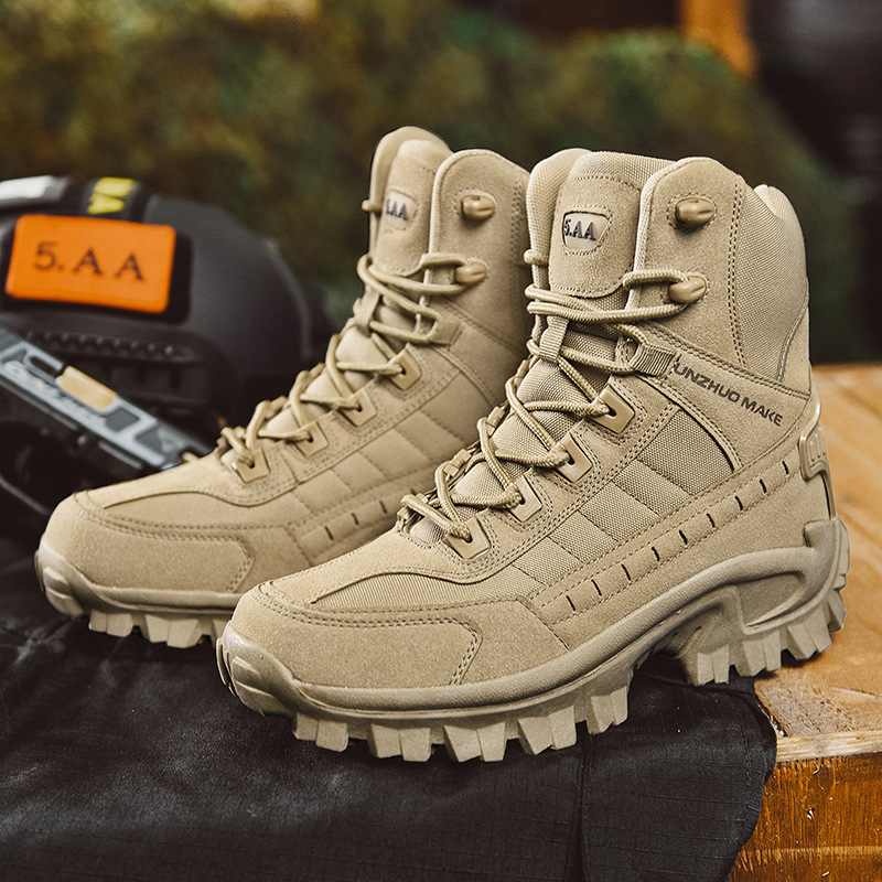 Bottes d'hiver tactiques militaires extrêmes - Résistance et protection - Projet Paris - Semelle antidérapante