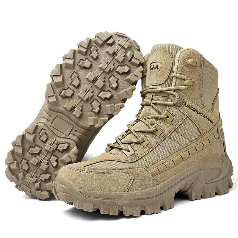 Bottes d'hiver tactiques militaires extrêmes - Résistance et protection - Projet Paris - Semelle antidérapante