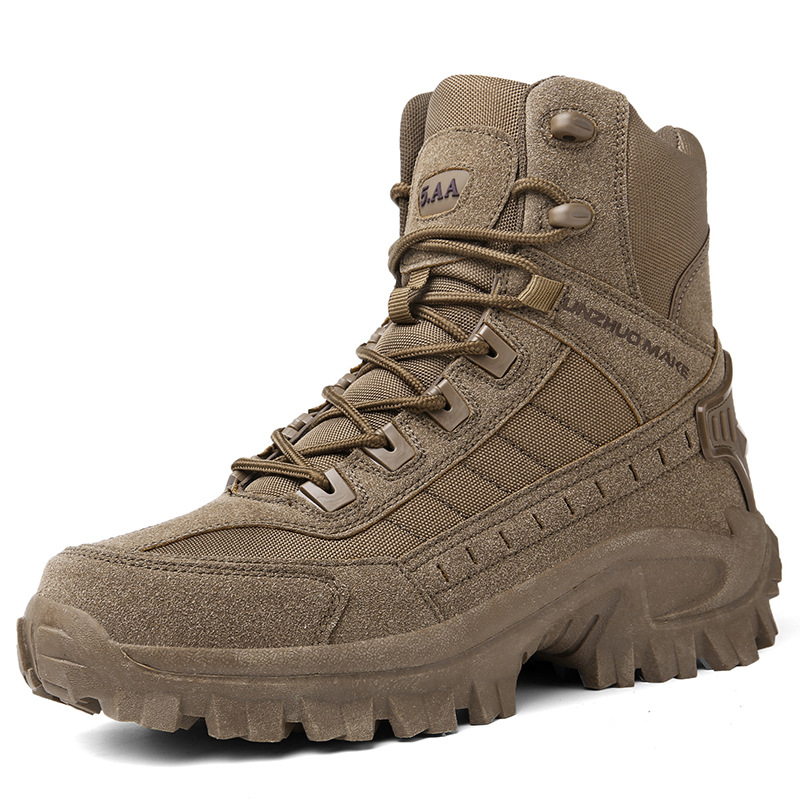 Bottes d'hiver tactiques militaires extrêmes - Résistance et protection - Projet Paris - Semelle antidérapante