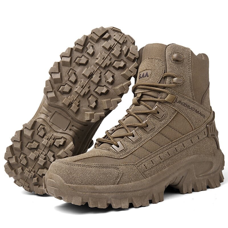 Bottes d'hiver tactiques militaires extrêmes - Résistance et protection - Projet Paris - Semelle antidérapante