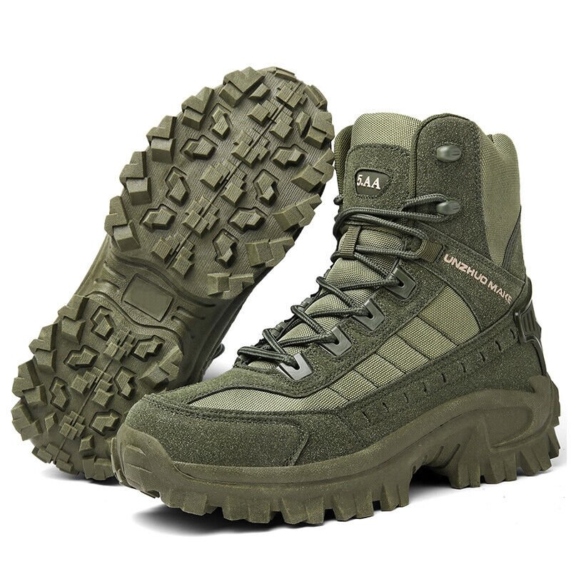 Bottes d'hiver tactiques militaires extrêmes - Résistance et protection - Projet Paris - Semelle antidérapante