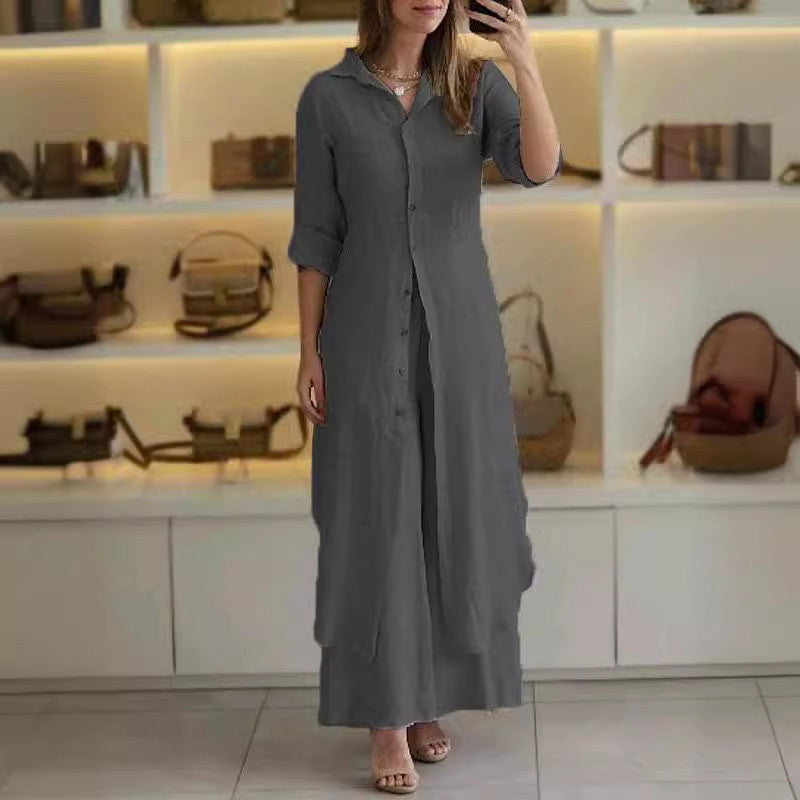 Ensemble Deux Pièces – Projet Paris – Confort absolu – Parfait pour une tenue casual stylée