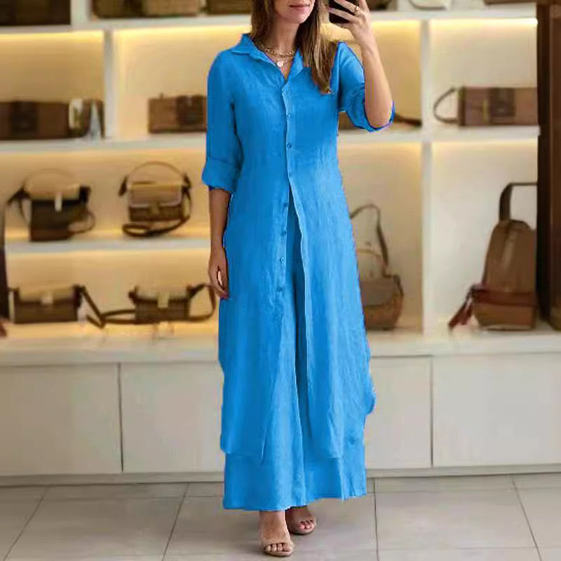 Ensemble Deux Pièces – Projet Paris – Confort absolu – Parfait pour une tenue casual stylée