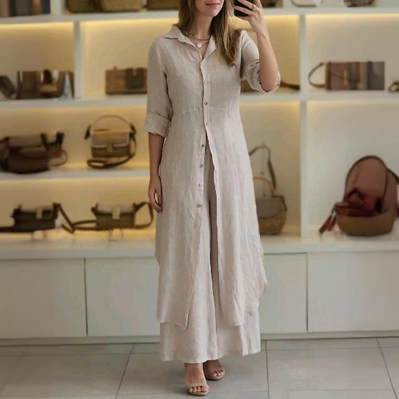 Ensemble Deux Pièces – Projet Paris – Confort absolu – Parfait pour une tenue casual stylée