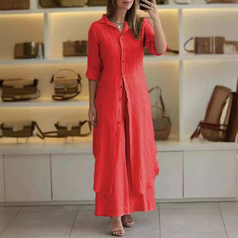 Ensemble Deux Pièces – Projet Paris – Confort absolu – Parfait pour une tenue casual stylée