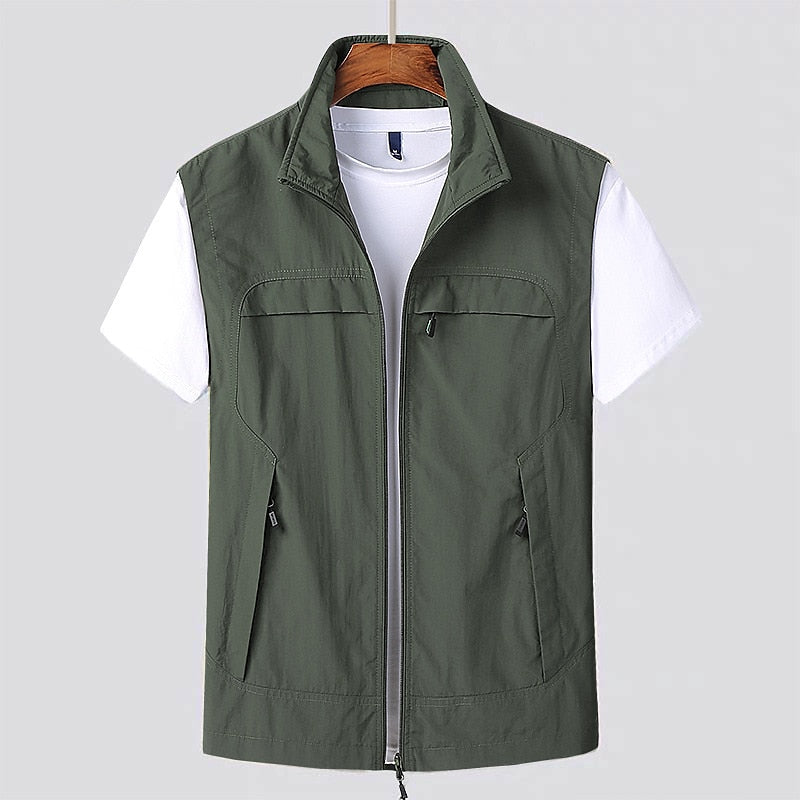 Gilet Homme à Manches Courtes – Projet Paris – Séchage Rapide et Look Moderne