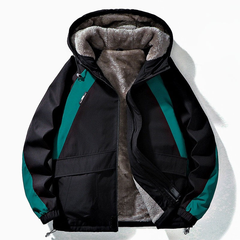 Veste oversize avec fermeture éclair pour hommes - Projet Paris - Confort et style - Parfaite pour l'hiver