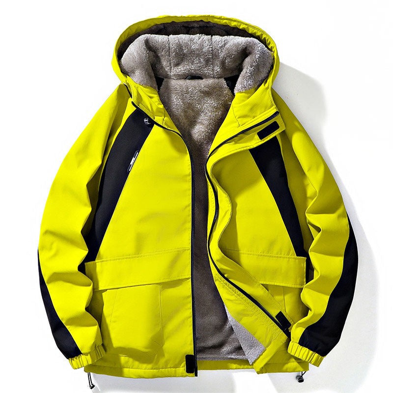 Veste oversize avec fermeture éclair pour hommes - Projet Paris - Confort et style - Parfaite pour l'hiver