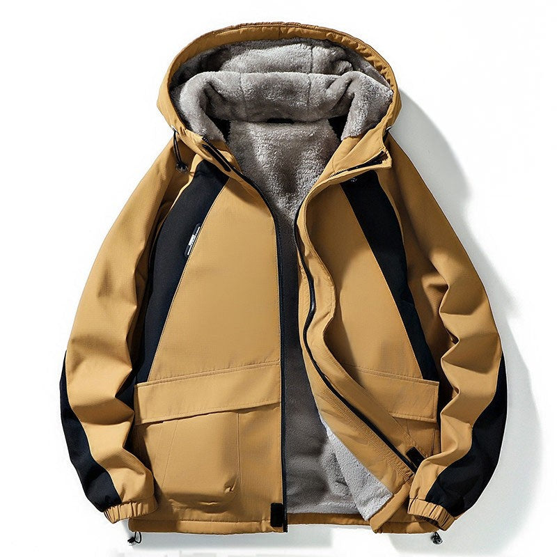 Veste oversize avec fermeture éclair pour hommes - Projet Paris - Confort et style - Parfaite pour l'hiver