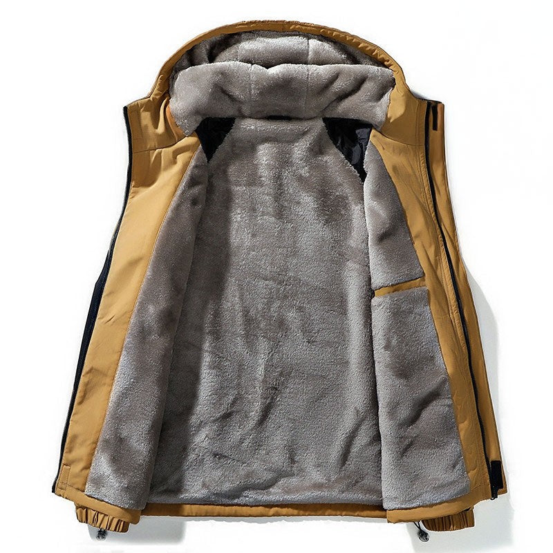 Veste oversize avec fermeture éclair pour hommes - Projet Paris - Confort et style - Parfaite pour l'hiver