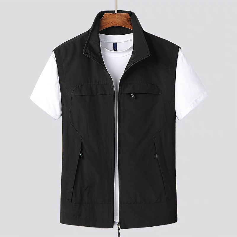 Gilet Homme à Manches Courtes – Projet Paris – Séchage Rapide et Look Moderne