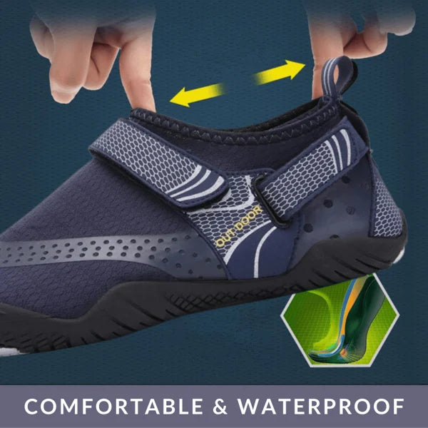 Chaussures aquatiques orthopédiques - Style pieds nus - Projet Paris - Confort et soutien orthopédique pour les activités aquatiques - Conception respirante et antidérapante