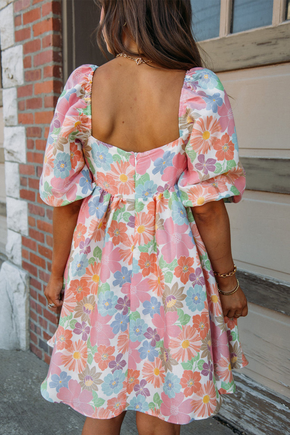 Robe Babydoll Fleurie Rose – Projet Paris – Détails Vintage – Tendance Printanière