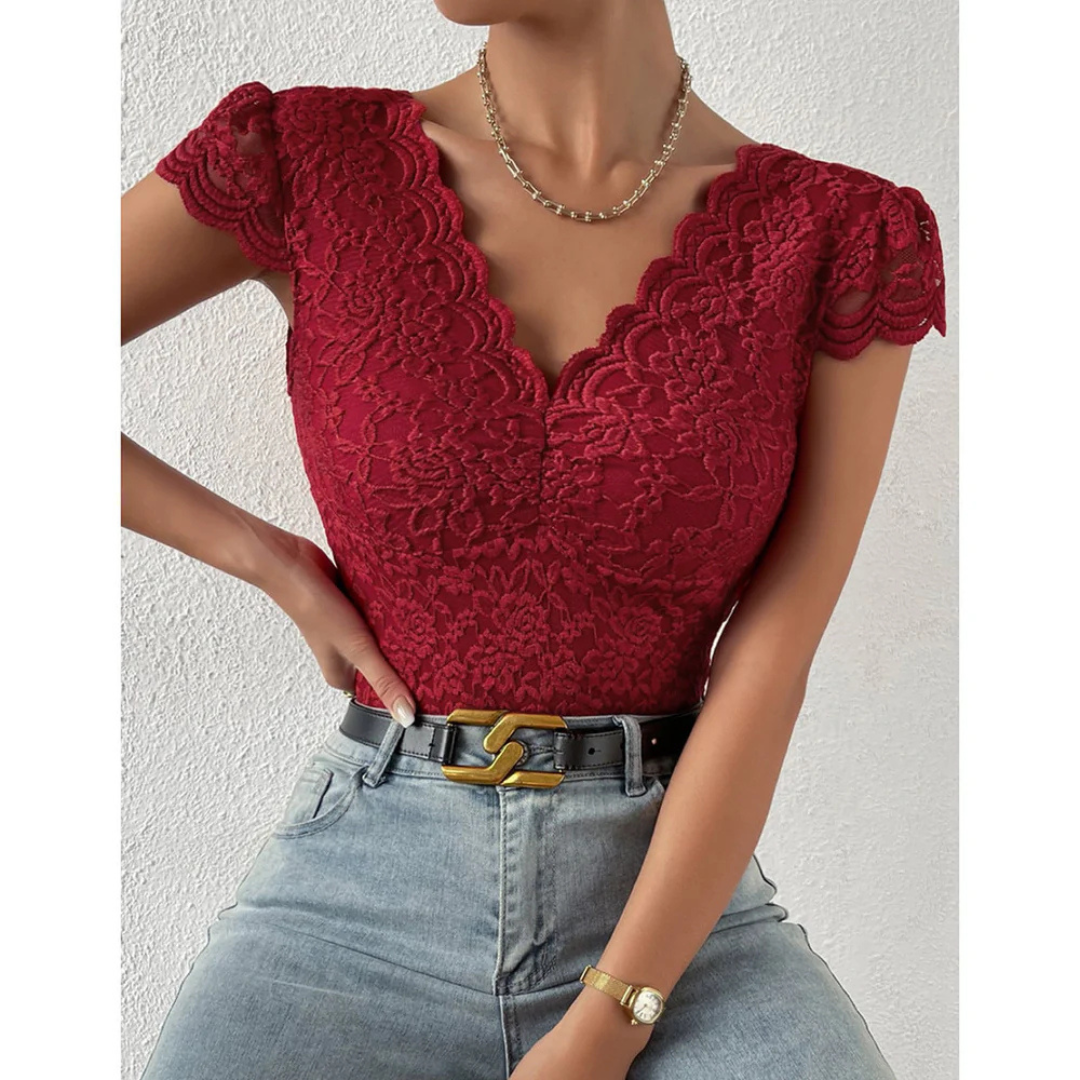 Body Élégant Femme avec Décolleté en V – Projet Paris – Silhouette flatteuse
