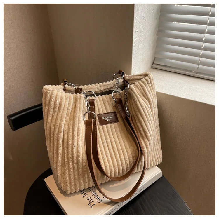 Sac en velours pour femme - Élégance et douceur - Projet Paris - Un accessoire chic pour rehausser votre tenue avec une texture luxueuse - Fermeture magnétique et bandoulière réglable