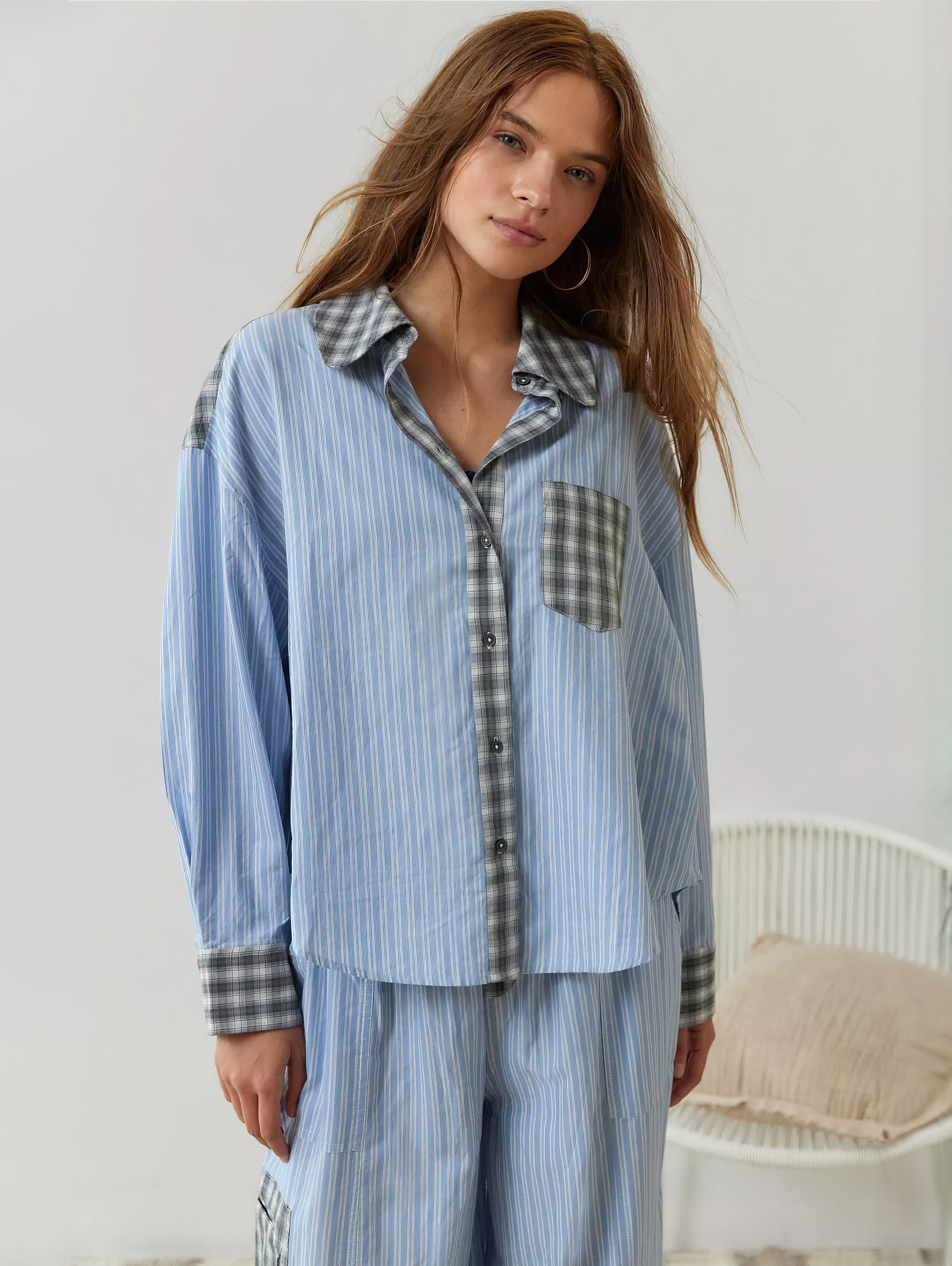 Ensemble de pyjama douillet et ample - Confort optimal pour des nuits reposantes - Projet Paris - Idéal pour le sommeil