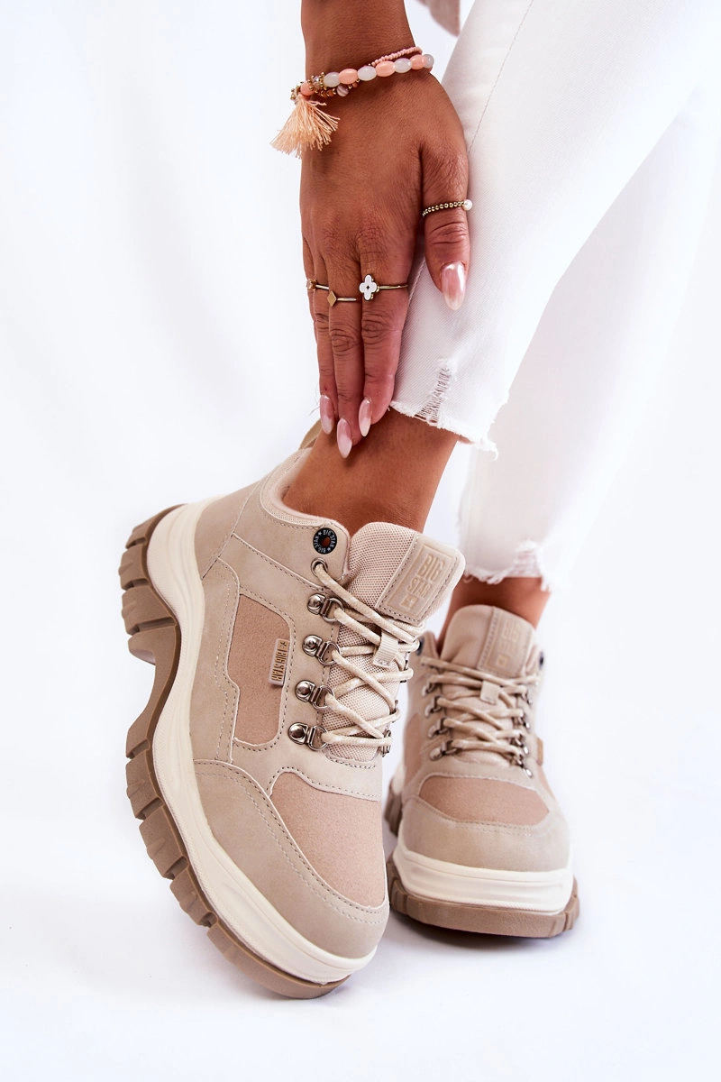 Bottes de randonnée femme - Semelle beige antidérapante - Projet Paris - Robustes, confortables