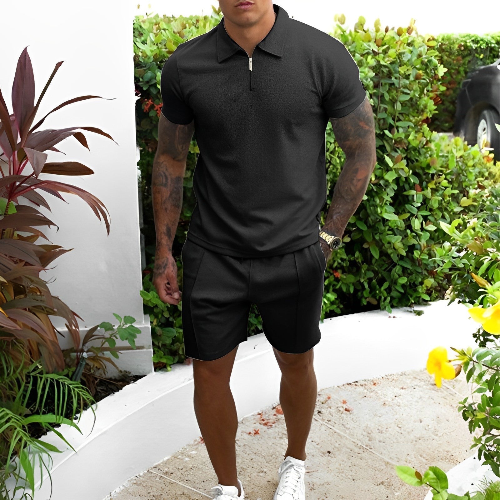 Ensemble deux pièces homme – Style moderne et pratique – Projet Paris – Look décontracté et élégant