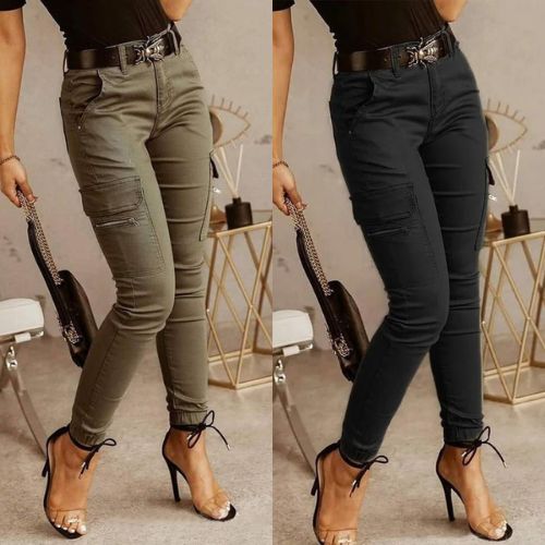 Jean Cargo Tendance pour Femme – Projet Paris – Pratique et stylé – Pour un look décontracté