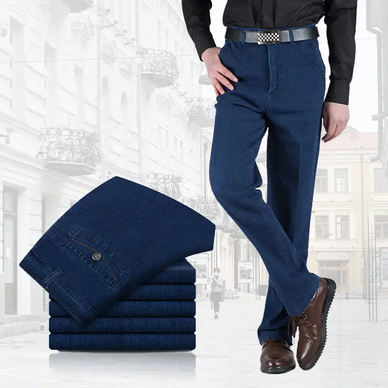 Jeans droits à taille haute pour homme – Projet Paris – Confort et coupe moderne