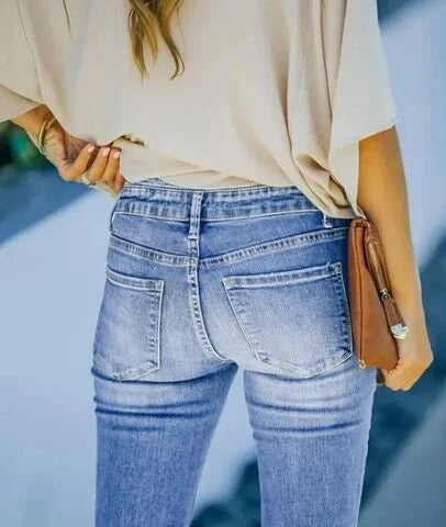 Jeans sexy taille haute 2024 - Projet Paris - Élégant et tendance - Parfait pour un look moderne