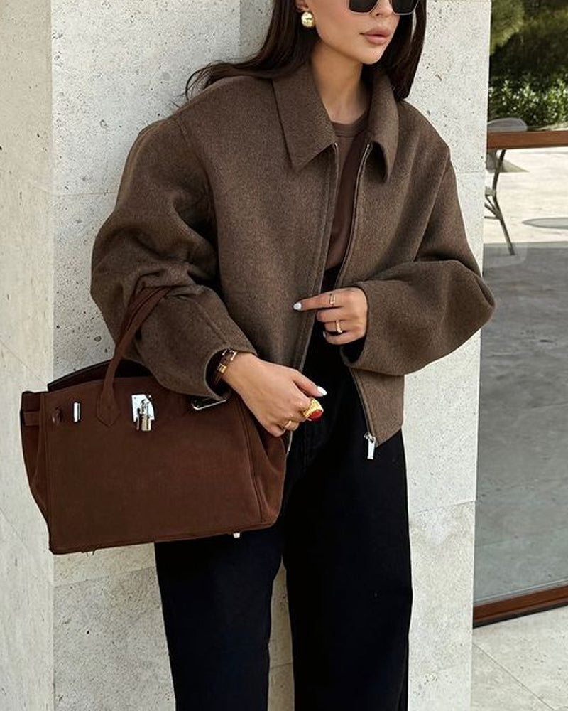 Veste boxy tendance pour un look moderne - Projet Paris - Style contemporain et confort