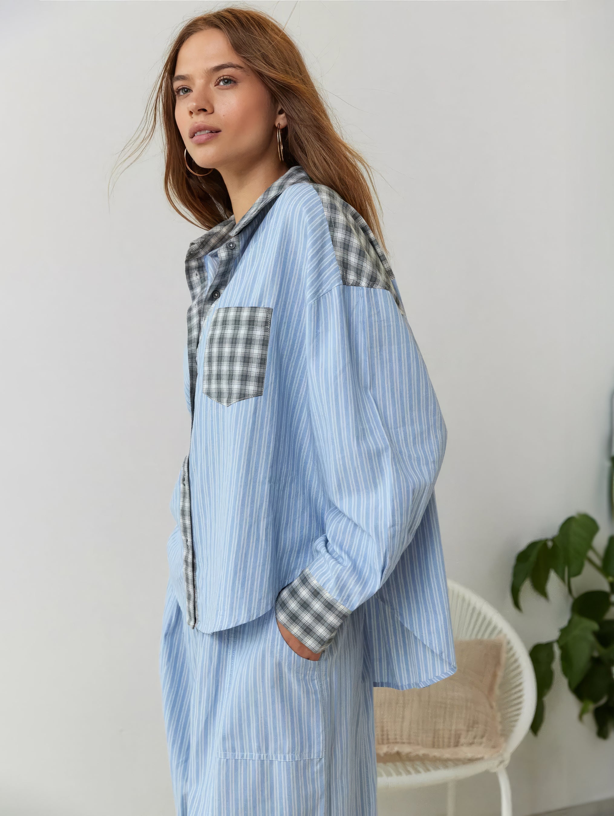 Ensemble de pyjama douillet et ample - Confort optimal pour des nuits reposantes - Projet Paris - Idéal pour le sommeil