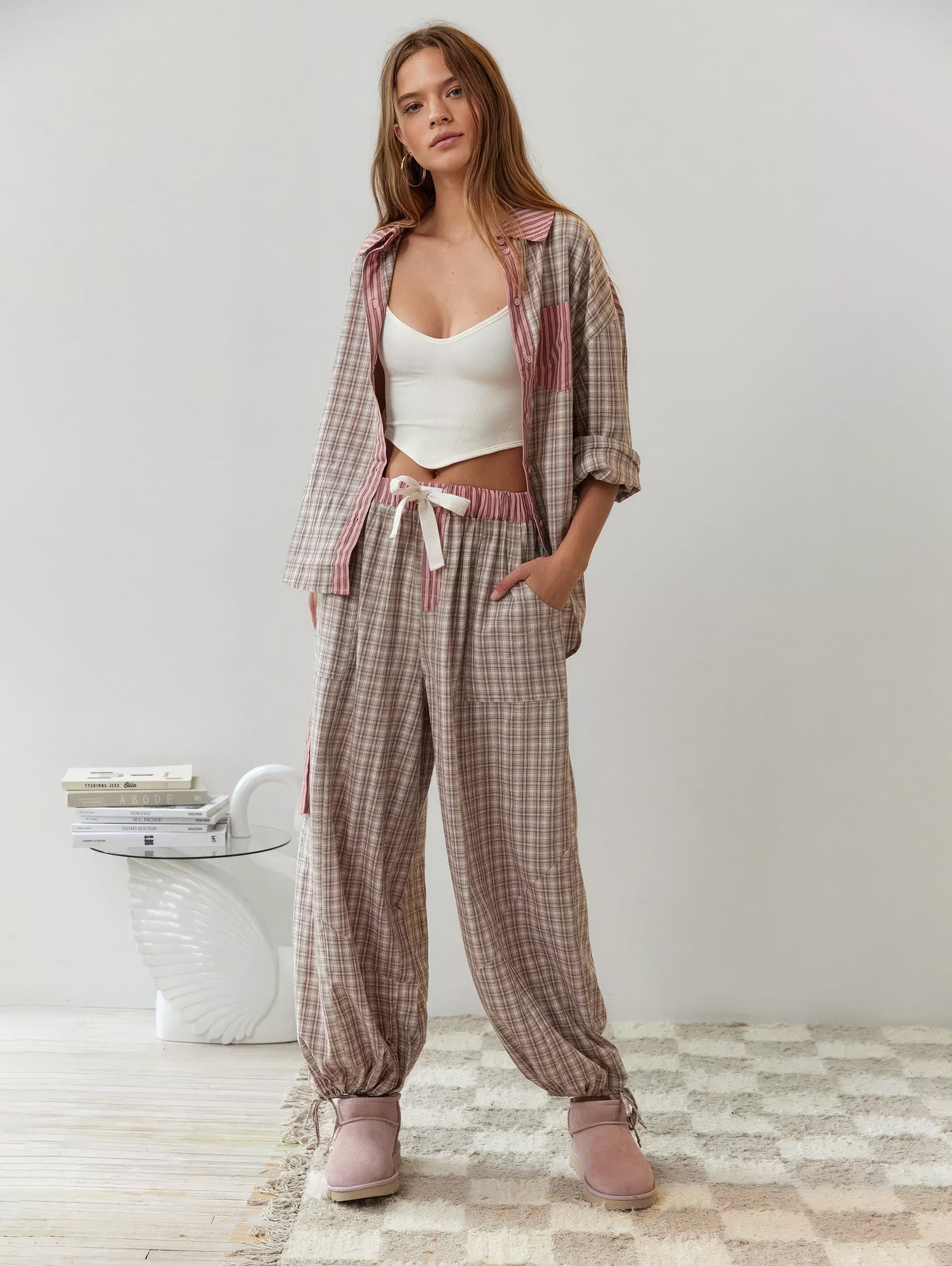 Ensemble de pyjama douillet et ample - Confort optimal pour des nuits reposantes - Projet Paris - Idéal pour le sommeil