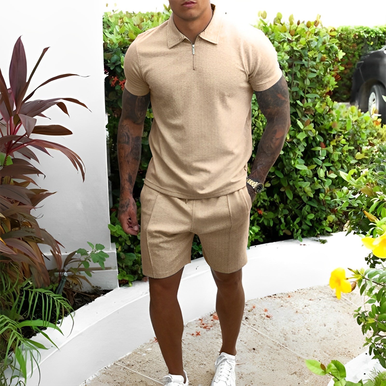 Ensemble deux pièces homme – Style moderne et pratique – Projet Paris – Look décontracté et élégant