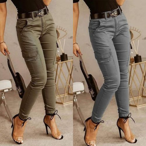 Jean Cargo Tendance pour Femme – Projet Paris – Pratique et stylé – Pour un look décontracté
