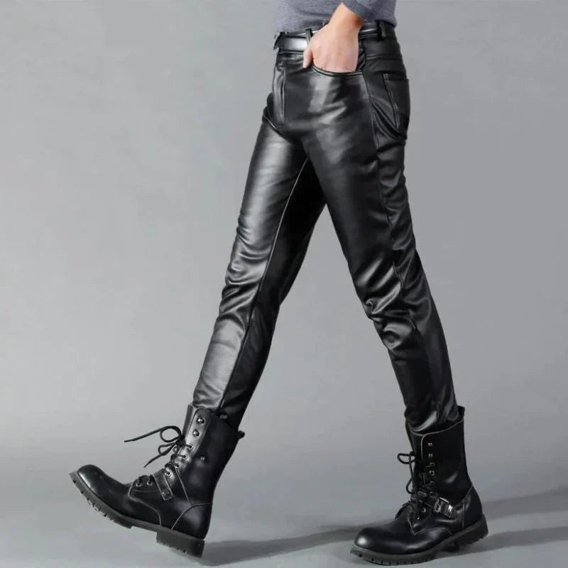 Pantalon cuir homme élégant Orson™ – Projet Paris – Touche luxueuse et moderne