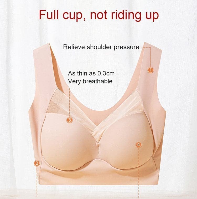 Soutien-gorge push-up sans fils - Effet sexy - Projet Paris - Mettez en valeur votre décolleté avec un confort sans couture - Design sans fils et mousse légère