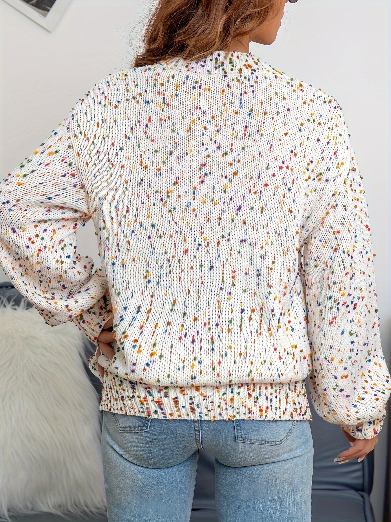 Pull Coloré - Style Audacieux - Projet Paris - Design Vibrant - Parfait pour l'Automne
