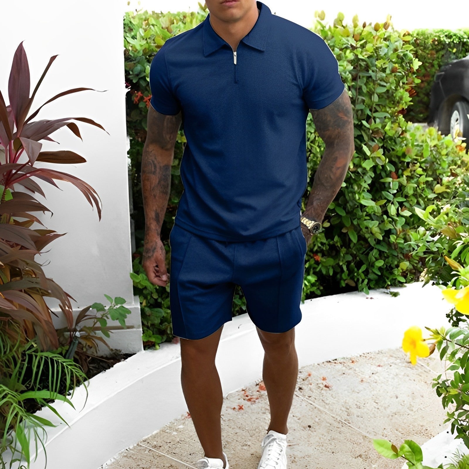Ensemble deux pièces homme – Style moderne et pratique – Projet Paris – Look décontracté et élégant