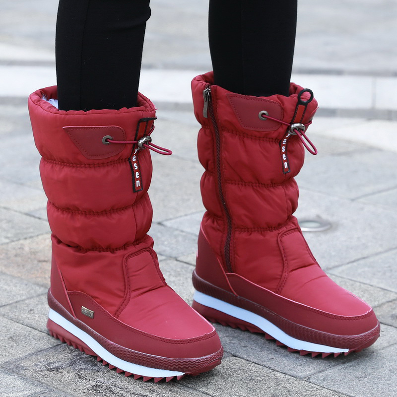 Bottes d'hiver confortables - pour femmes - Douillettes - Projet Paris - Chaleur maximale - Imperméables et disponibles en plusieurs tailles