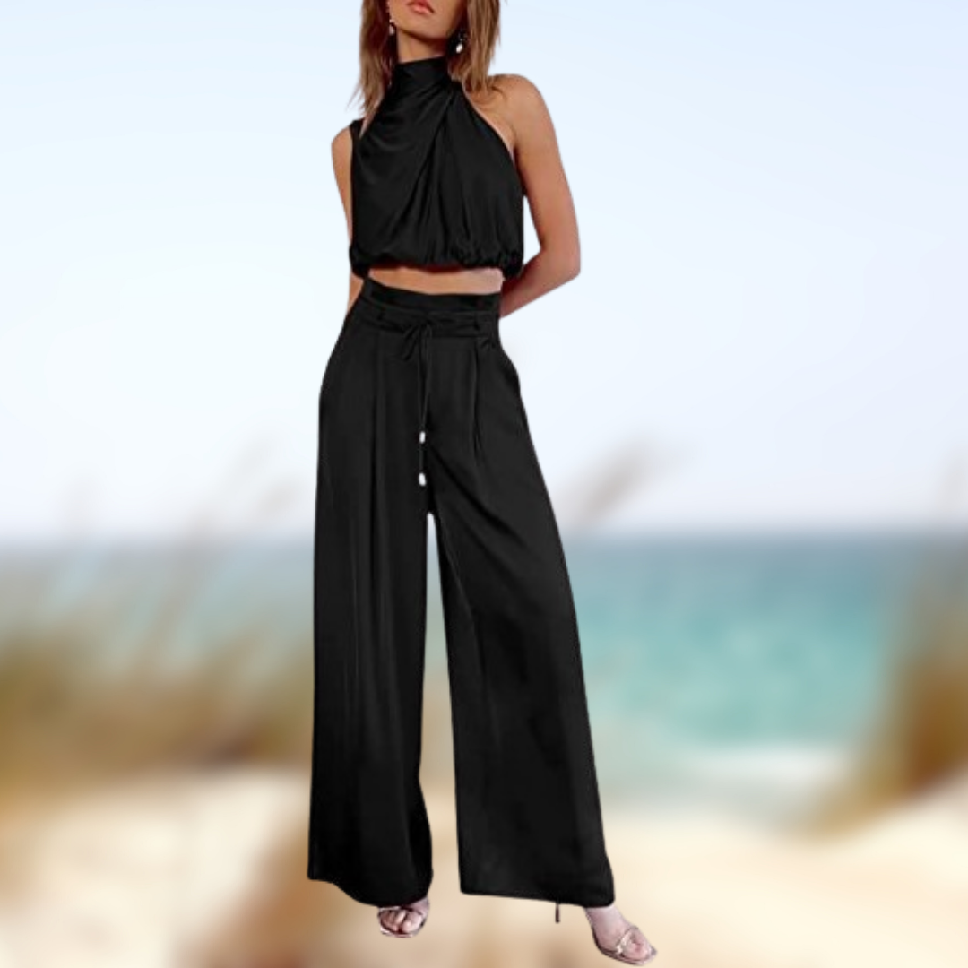 Ensemble élégant femme – Sans manches pour un look sophistiqué – Projet Paris – Élégance moderne
