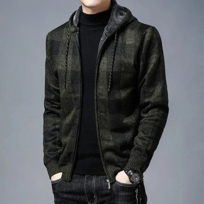Veste Zippée à Carreaux Héritage – Projet Paris – Style rétro revisité