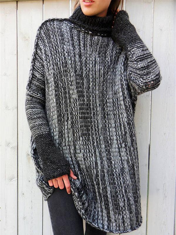 Pull à col haut pour femmes - Confort et chaleur - Projet Paris - Parfait pour l'hiver avec style