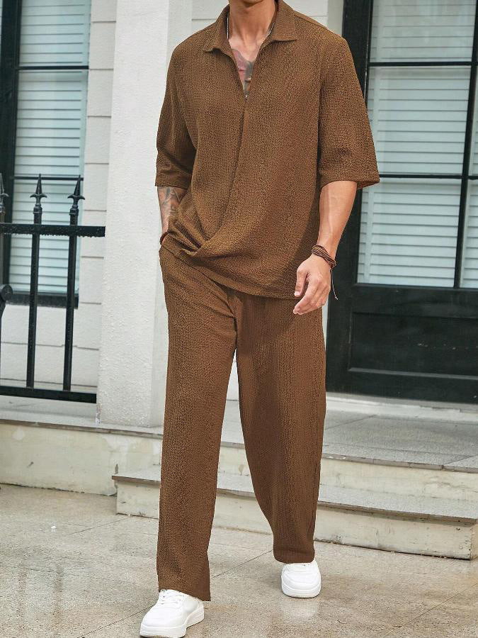 Ensemble deux pièces homme confortable au style moderne – Projet Paris – Look tendance et décontracté