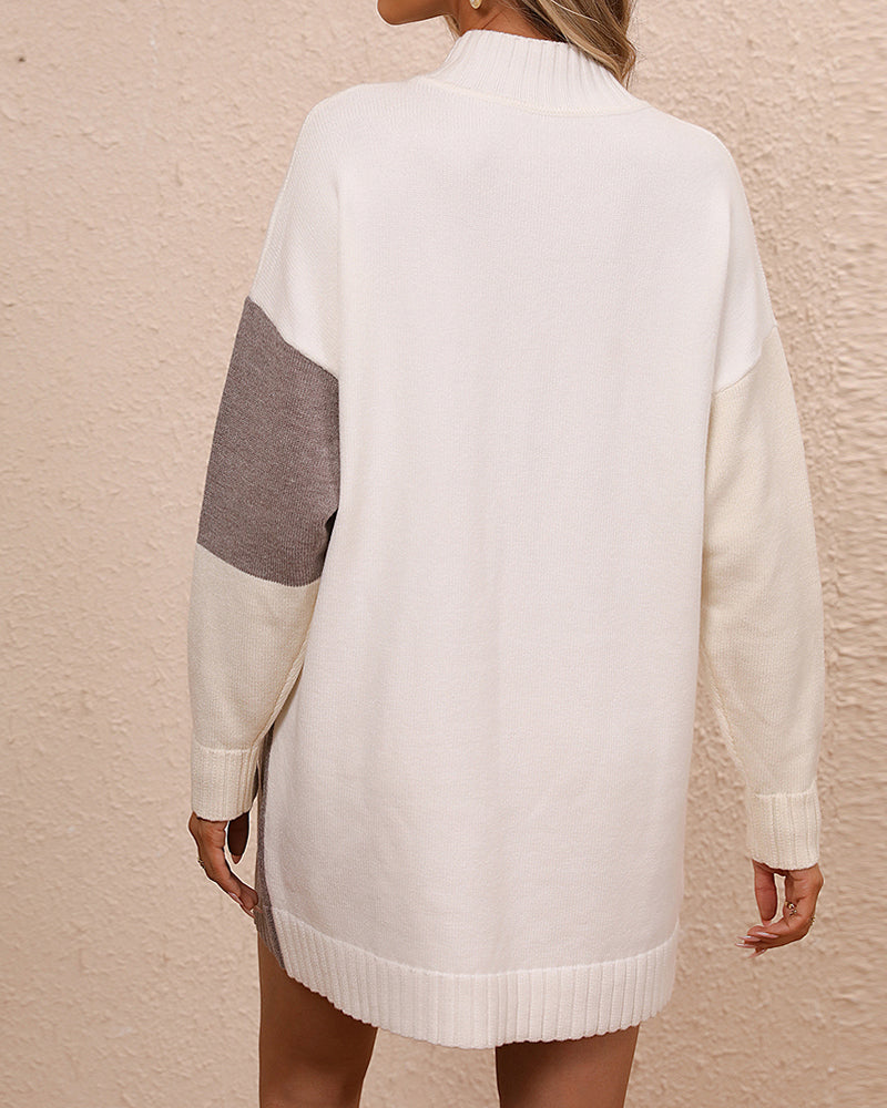 Pull long pour femme - Projet Paris - Confort et chaleur - Parfait pour l'automne et l'hiver